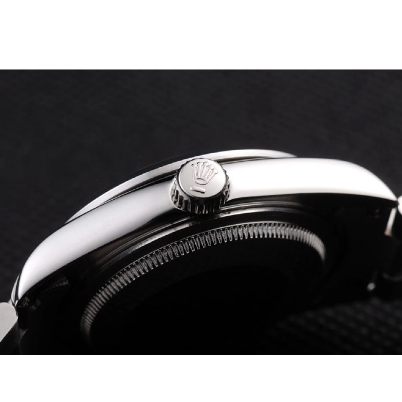 Good Copy Rolex Watches Dial Stainless Polished Black Steel 98087 Rolex Explorer 0607